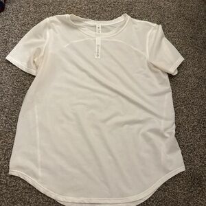 lululemon athletica Short Sleeve White Tee